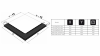 Kratka kominkowa LUFT narożny lewy czarny 60x40x9