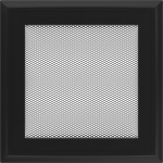 KRATKA kominkowa OSKAR 17x17 czarna