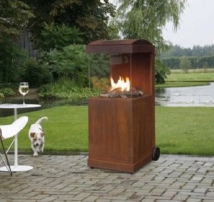 KOMINEK GAZOWY THE BUZZ Corten
