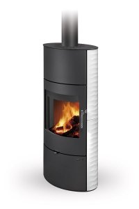 Piec wolnostojący ROMOTOP SONE 01 A - ceramika falista