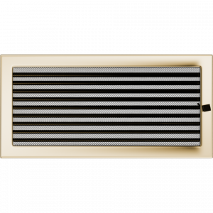 KRATKA kominkowa 22x45 pozłacana z żaluzją 