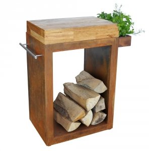 Stolik Artiss mały 60x45x91cm corten