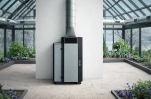 Piec na pellet ARIA 30 kW - nagrzewnica 