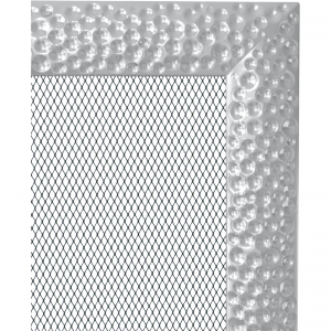 KRATKA kominkowa Venus 17x37 niklowana