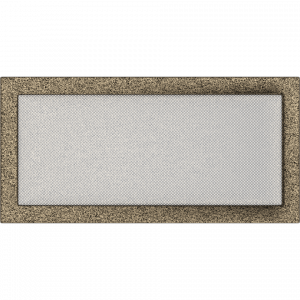 KRATKA kominkowa 22x45 czarno-złota