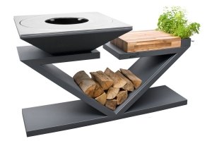 Palenisko-grill ogrodowy Artiss G5 grafit