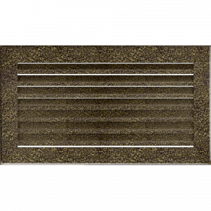 KRATKA kominkowa FRESH czarno-złota 17x30 