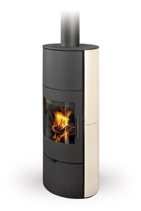 Piec wolnostojący ROMOTOP EVORA 01 AKUM - ceramika