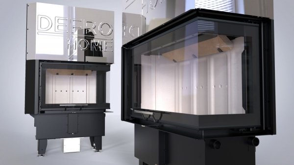 Wkład kominkowy DEFRO Intra SM BP Slim G 6 kW