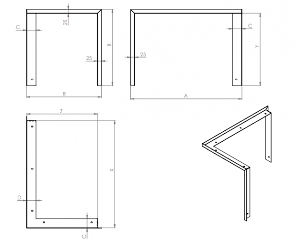 Maskownica 3/4 HITZE ALBERO RG.H