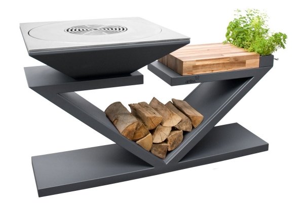 Palenisko-grill ogrodowy Artiss G5 grafit