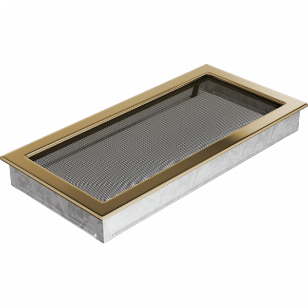 KRATKA kominkowa 22x45 pozłacana