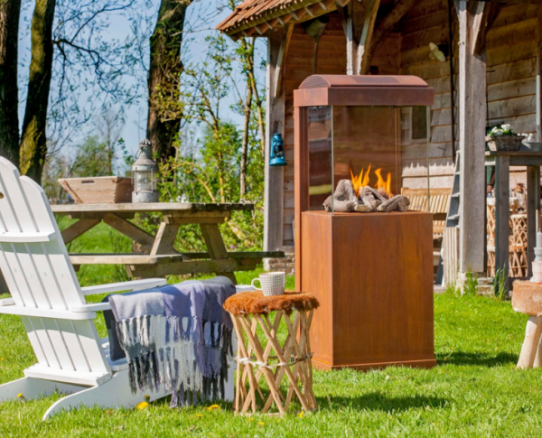 KOMINEK GAZOWY THE BUZZ Corten