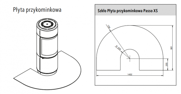 Piec wolnostojący Passo XS