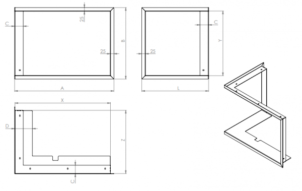 Maskownica 4/4 HITZE ALBERO LG.H