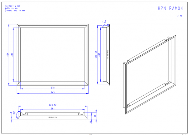 ROMOTOP Ramka H2N 4S
