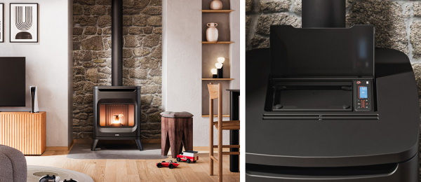 Piecyk na pellet Hublot UP Twin 6 kW - Cadel