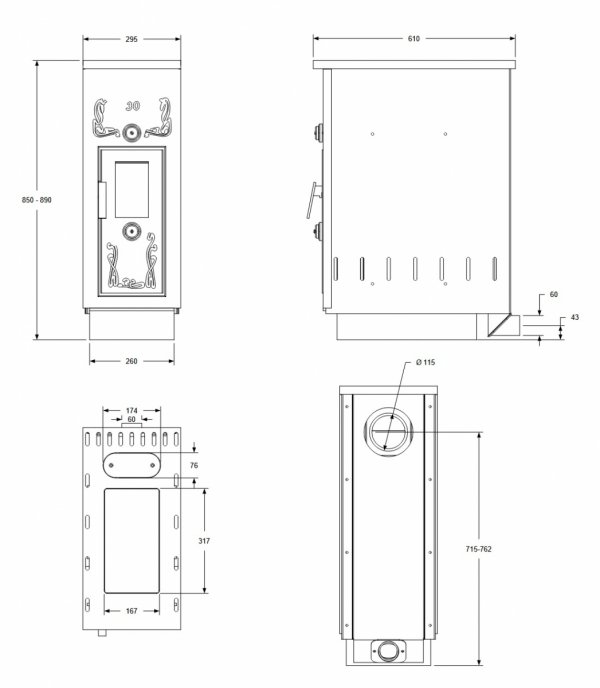 Westbo Standard/Ornament 30 (drewno)