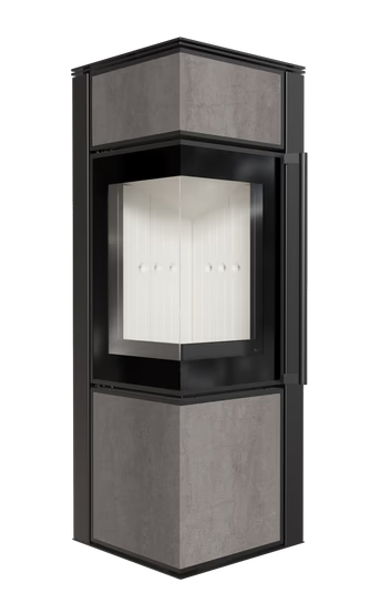 PIEC STALOWY KOZA TORA/S 8 kW spiek kwarcowy