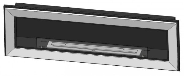 SIMPLE FIRE FRAME 1500 INOX