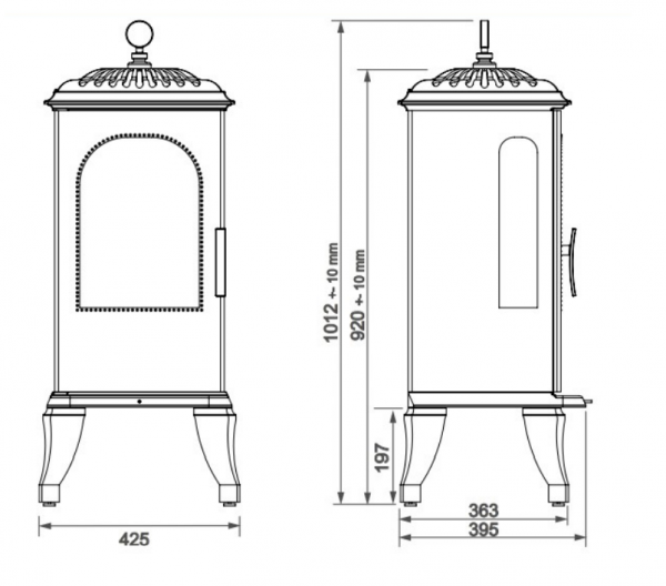 Victoria 100 (biokominek)