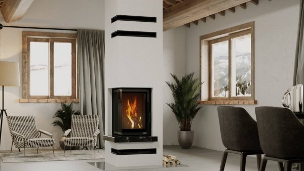 Wkład kominkowy DEFRO Intra V 12 kW