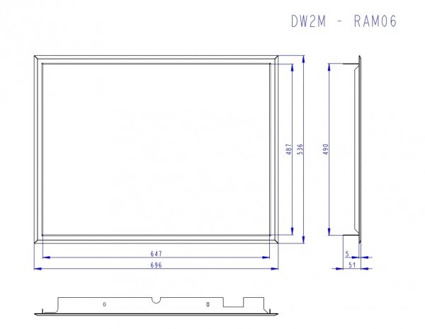 ROMOTOP Ramka DW2M