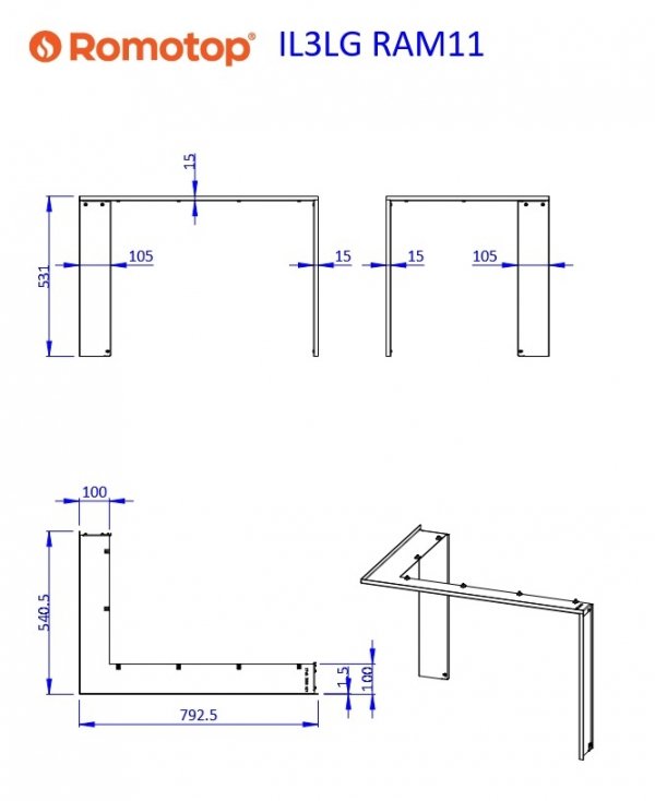 ROMOTOP Ramka IL3LG