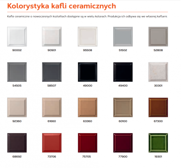 Piec wolnostojący ROMOTOP PARLA H 3S - ceramika