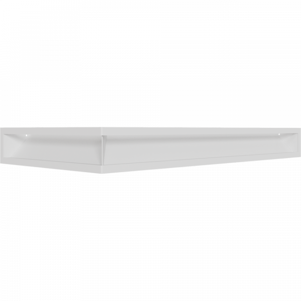 Kratka kominkowa LUFT SF narożny prawy biały 40x80x9