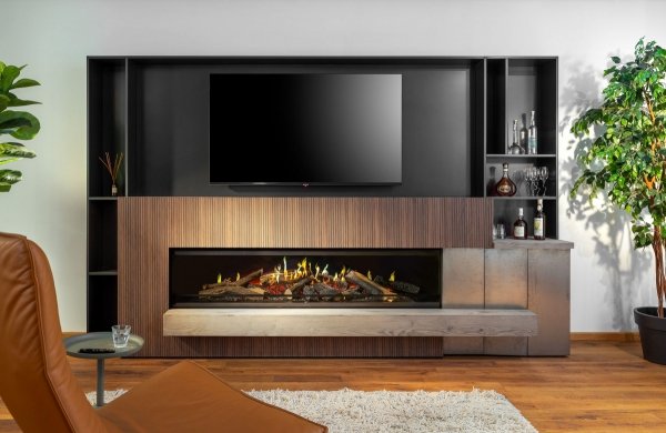 Kominek elektryczny KALFIRE E-one 190F do zabudowy Dual HD