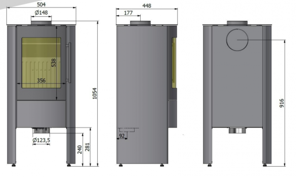 Piec wolnostojący COMPACT