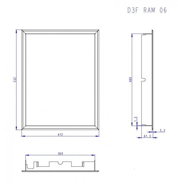 ROMOTOP Ramka D3F