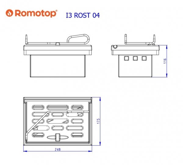 ROMOTOP Zestaw rusztu (I3 ROST 04)
