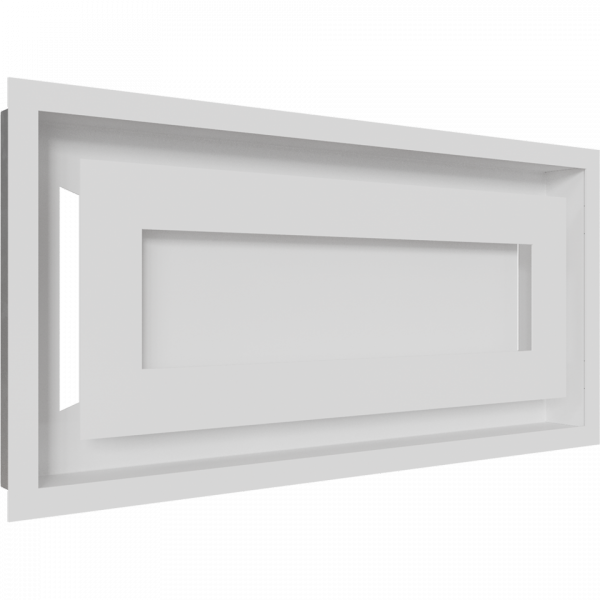 Kratka kominkowa WIND biała 22x45