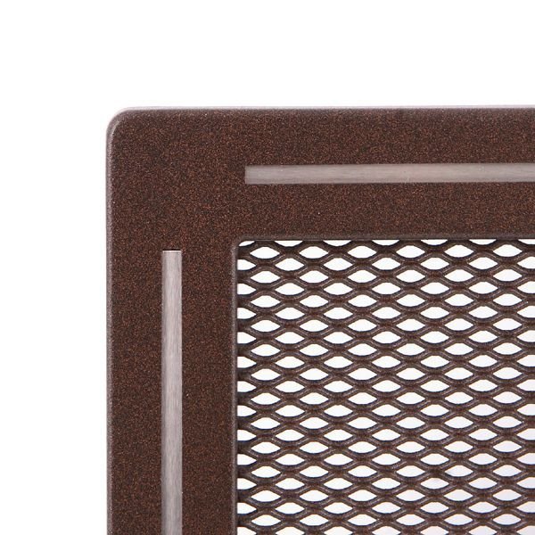 Kratka kominkowa wentylacyjna TREND 10x20cm brąz brokatowy