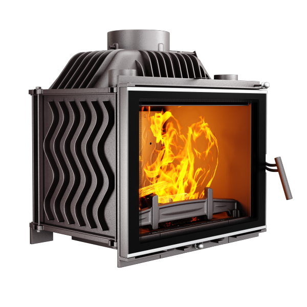 KAWMET Wkład kominkowy żeliwny W17 Dekor 12kW ECO