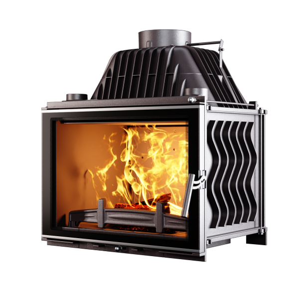KAWMET Wkład kominkowy żeliwny W17 Dekor 16kW ECO