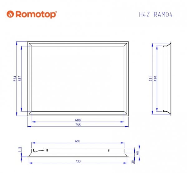 ROMOTOP Ramka H4Z