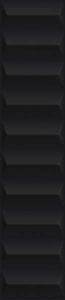 PARADYZ MW duo tonne black cegielka struktura d mat 65x298 mm Opak. 0.93 g1 m2