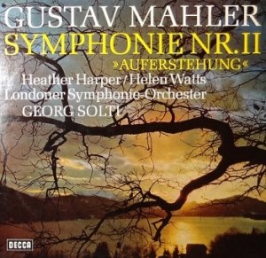 Mahler / London Symphony Orchestra, Georg Solti, Heather Harper, Helen Watts - Symphonie Nr. II c - moll Auferstehung (2LP)