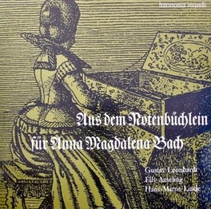 Johann Sebastian Bach : Gustav Leonhardt, Elly Ameling, Hans-Martin Linde - Aus Dem Notenbüchlein Für Anna Magdalena Bach (LP)