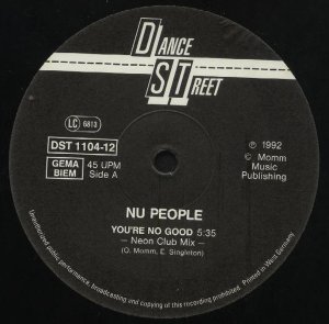 Nu People - You're No Good (12'')