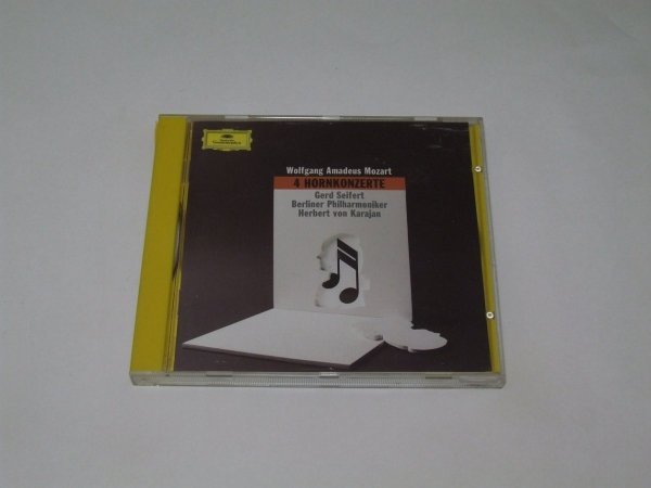 Wolfgang Amadeus Mozart, Berliner Philharmoniker, Gerd Seifert, H. Von Karajan - 4 Hornkonzerte (CD)