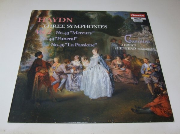 Haydn - Cantilena, Adrian Shepherd - Vol. 2: Three Symphonies (No. 43 &quot;Mercury&quot; / No. 44 &quot;Funeral&quot; / No. 49 &quot;La Passione&quot;) (LP)