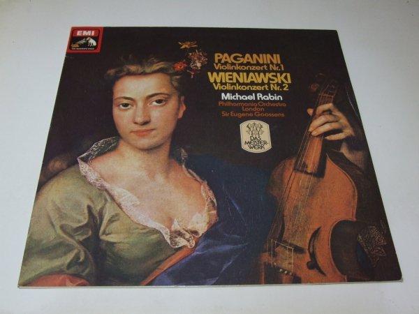Paganini / Wieniawski, Michael Rabin, Philharmonia Orchestra London, Sir Eugene Goossens - Violinkonzert Nr. 1 / Violinkonzert Nr. 2 (LP)