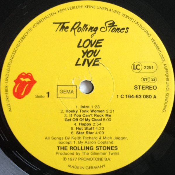The Rolling Stones - Love You Live (2LP)