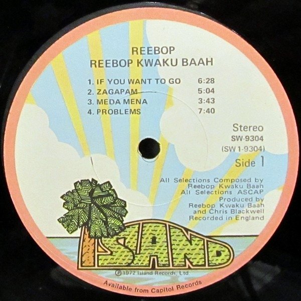 Reebop Kwaku Baah - Reebop (LP)