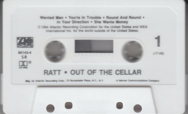 Ratt - Out Of The Cellar (MC)