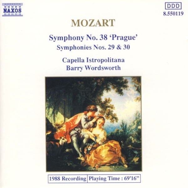 Mozart, Capella Istropolitana, Barry Wordsworth - Symphony No. 38 'Prague', Symphonies Nos. 29 &amp; 30 (CD)